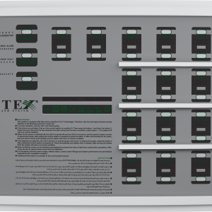 سیستم کنترل و اعلام حریق زیتکس ۱۲ زون مدل ZX-1800-N