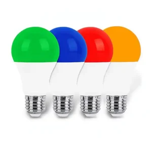 لامپ LED بلوطی 1وات رنگی E27