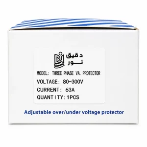 محافظ ولتاژ و جریان سه فاز دقیق نور مدل 63A